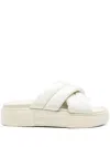 Tommy Jeans 40mm Platform Sandals In White