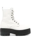 Tommy Jeans Boot Zip Up In White
