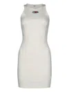 Tommy Jeans Abito Logo Dress In Neutral