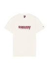 Tommy Jeans Applique Graphic Tee In White