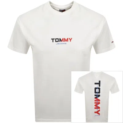 Tommy Jeans Backprint T Shirt White
