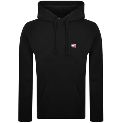 Tommy Jeans Badge Hoodie Black