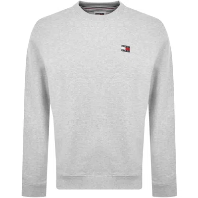 Tommy Jeans Badge Logo Sweatshirt Grey