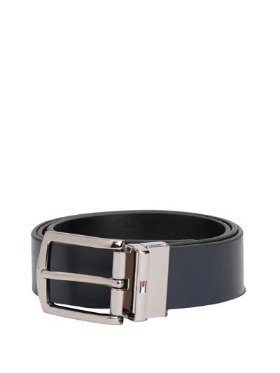 Tommy Jeans Belts Black In Nero Scuri