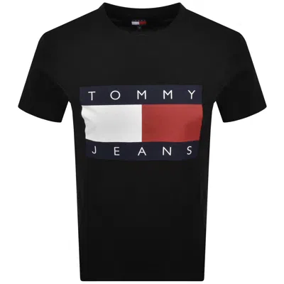 Tommy Jeans Big Flag T Shirt Black
