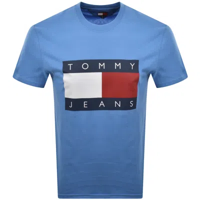 Tommy Jeans Big Flag T Shirt Blue