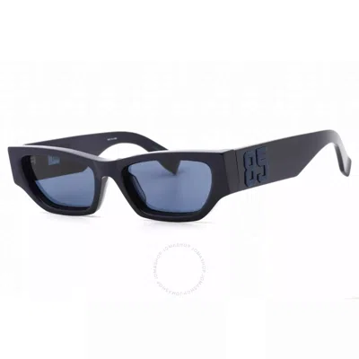 Tommy Jeans Blue Cat Eye Ladies Sunglasses Tj 0093/s 0pjp/ku 55 In Black