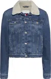 Tommy Jeans Blue Denim Jacket In Blue