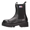 Tommy Jeans Boots Black In Nero Neri E Grigi