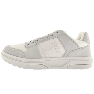 Tommy Jeans Brooklyn Suede Trainers White In Multi