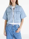 Tommy Jeans Button-down Shirt In Blue