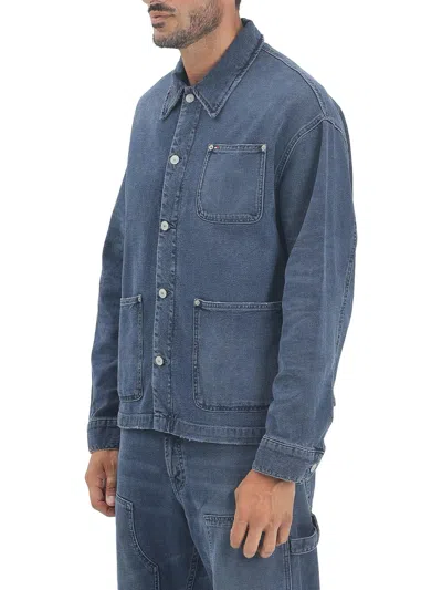 Tommy Jeans Button-fastened Denim Jacket With Classic Vibes In Blue