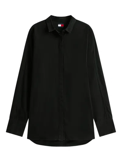 Tommy Jeans Klassisches Hemd In Black