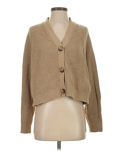 Pre-owned Tommy Jeans Cardigan Sweater In Brown