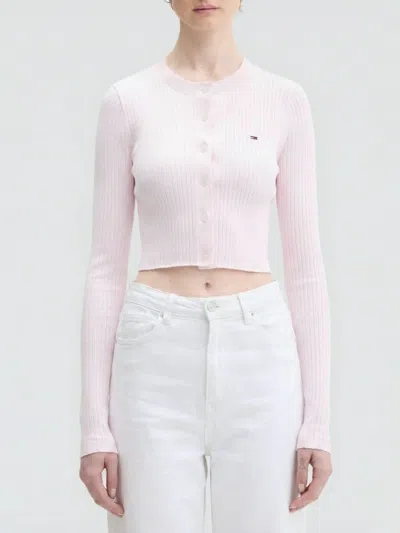 Tommy Jeans Cardigan  Woman Color Pink In Multi