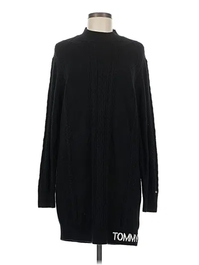 Pre-owned Tommy Jeans Casual Dress In Black