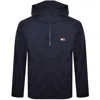 Tommy Jeans Chicago Fleece Lined Jacket Navy In Blue