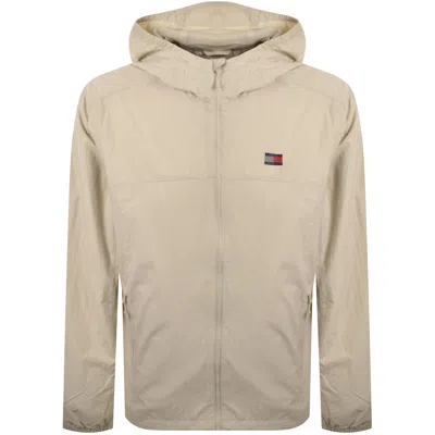 Tommy Jeans Chicago Packable Jacket Beige In Brown