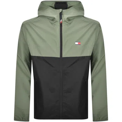 Tommy Jeans Chicago Windbreaker Aruba Green