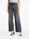 Tommy Jeans Claire High-rise Wide-leg Jeans In Gray