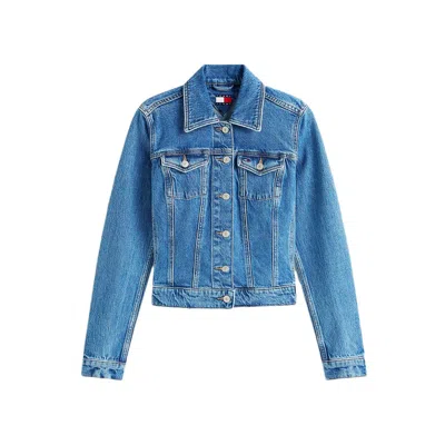 Tommy Jeans Coats Blu In Blue