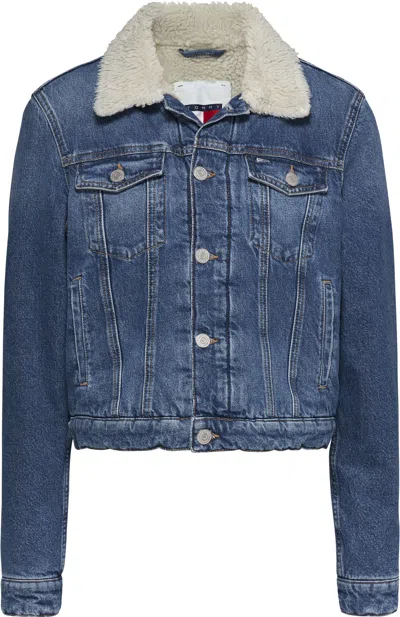 Tommy Jeans Coats Blu In Blue