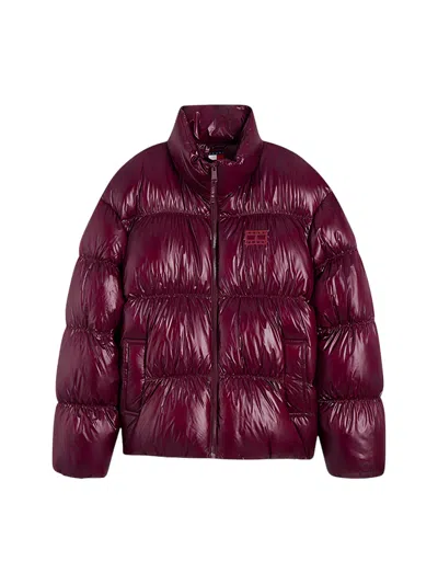 Tommy Jeans Coats Bordeaux In Burgundy