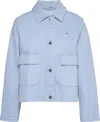 TOMMY JEANS TOMMY JEANS  COATS CLEAR BLUE