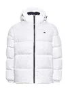 Tommy Jeans Coats White In Bianco Chiari E Naturali