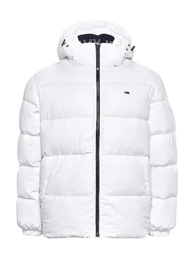 Tommy Jeans Coats White In Bianco Chiari E Naturali
