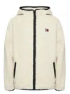 Tommy Jeans Coats White In Bianco Chiari E Naturali
