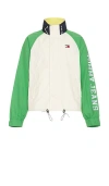 Tommy Jeans Colorblock Jacket In White