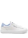 Tommy Jeans Cupsole Leather Sneakers In White