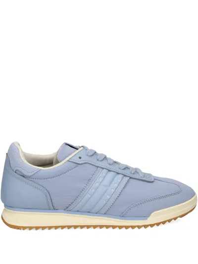 Tommy Jeans Dbs Leather Sneakers In Blue