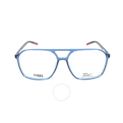 Tommy Jeans Demo Navigator Unisex Eyeglasses Tj 0009 0pjp 57 In Blue