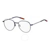 Tommy Jeans Demo Oval Unisex Eyeglasses Tj 0067/f 0003 52