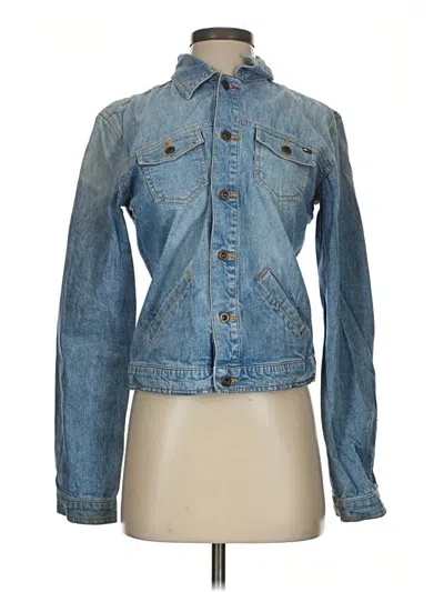 Pre-owned Tommy Jeans Denim Jacket In Blue