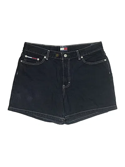 Pre-owned Tommy Jeans Denim Shorts In Black