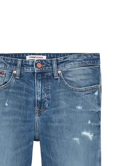 Tommy Jeans Distressed-finish Jeans In Blue