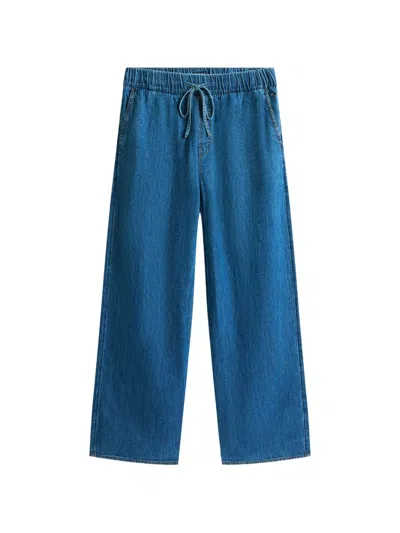 Tommy Jeans Drawstring-fastening Jeans In Blue