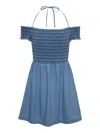 Tommy Jeans Dresses In Blu China Blu E Verdi