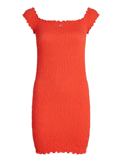 Tommy Jeans Dresses Fuchsia In Pink
