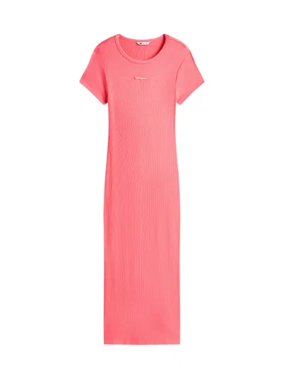 Tommy Jeans Dresses Red In Pink