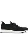 Tommy Jeans Elevated Knitted Sneakers In Black