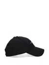 Tommy Jeans Embroidered-logo Baseball Cap In Black