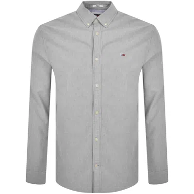 Tommy Jeans Entry Regular Fit Oxford Shirt Grey