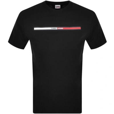 Tommy Jeans Essential Logo T Shirt Black