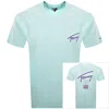 Tommy Jeans Faded Graphic T Shirt Blue