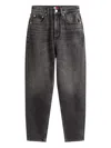 Tommy Jeans Five-pocket Tapered Jeans In Black