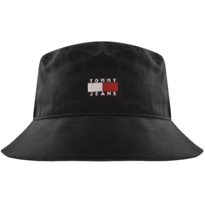 Tommy Jeans Flag Bucket Hat Black